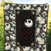 The Nightmare Before Christmas Cartoon Jack Oogie Head Patterns Premium Quilt Blanket 5