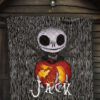 The Nightmare Before Christmas Cartoon Premium Quilt | Baby Jack Skellington Pumpkin Patterns Quilt Blanket 7