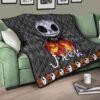 The Nightmare Before Christmas Cartoon Premium Quilt | Baby Jack Skellington Pumpkin Patterns Quilt Blanket 15