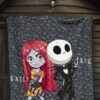 The Nightmare Before Christmas Cartoon Premium Quilt - Cartoon Cute Sally And Jack Skellington Quilt Blanket 7