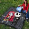 The Nightmare Before Christmas Cartoon Premium Quilt - Cartoon Cute Sally And Jack Skellington Quilt Blanket 9