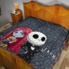 The Nightmare Before Christmas Cartoon Premium Quilt - Cartoon Cute Sally And Jack Skellington Quilt Blanket 19