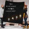 The Nightmare Before Christmas Cartoon Premium Quilt | Jack Lock Shock And Barrel Minimal Body Quilt Blanket 1