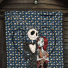 The Nightmare Before Christmas Cartoon Premium Quilt | Jack Love Sally Hug House Patterns Quilt Blanket 7