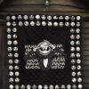 The Nightmare Before Christmas Cartoon Premium Quilt - Scary Smiling Jack Little Emotions Face Patterns Quilt Blanket 7