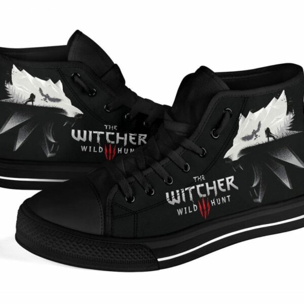 The Witcher 3 Sneakers High Top Shoes Gift Idea