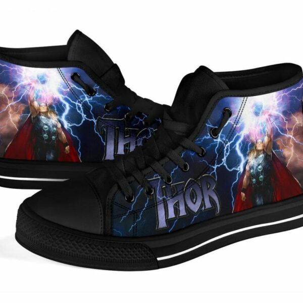 Thor Sneakers High Top Shoes Comic Fan Gift