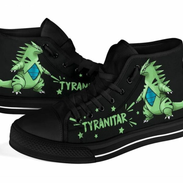 Tyranitar Sneakers High Top Shoes Gift Idea