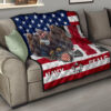 US Independence Day Eagle Taking US Shield Navy Seals Premium Quilt Blanket 15