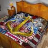 US Independence Day Marines Golden Ancor The Few The Proud Premium Quilt Blanket 19