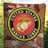 US Independence Day US Marine Corps Semper Fidelis Premium Quilt Blanket 5