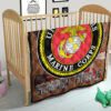 US Independence Day US Marine Corps Semper Fidelis Premium Quilt Blanket 21