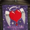 Valentine Premium Quilt Heart Wings With Halo Romantic Valentine Night Quilt Blanket 7