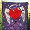 Valentine Premium Quilt Heart Wings With Halo Romantic Valentine Night Quilt Blanket 5