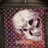 Valentine Premium Quilt - Old Skull Waiting For Loventine Skull Patterns Quilt Blanket 7