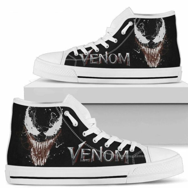 Venom High Top Shoes Custom For Fan Gift Idea