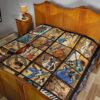 Vintage Guitar Quilt Blanket Amazing Gift Idea For Guitar Lover 19