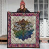 Vintage Style Mandala Dragonfly Quilt Blanket Gift Idea 21