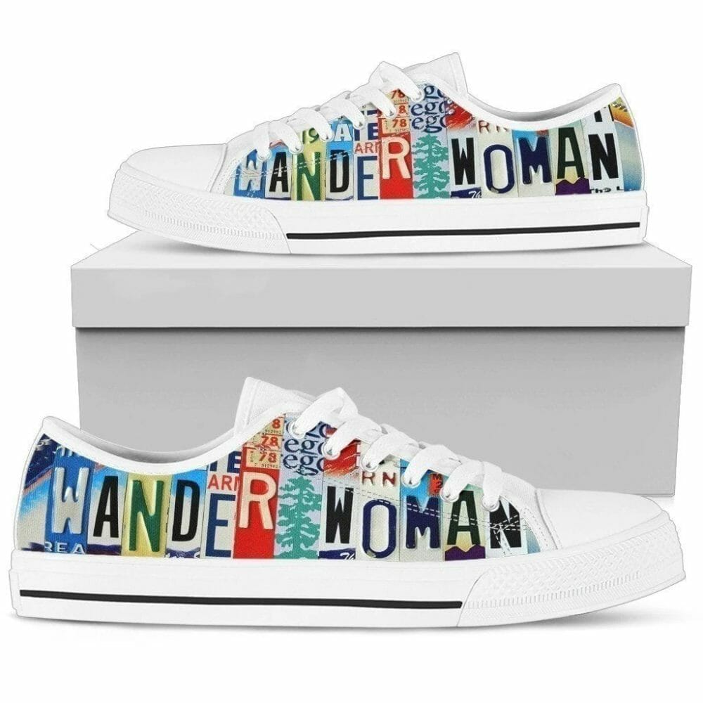 Wander Woman Camping Lover Women Sneakers Style