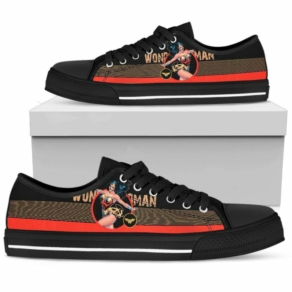 Wonder Woman Sneakers Low Top Fan Gift