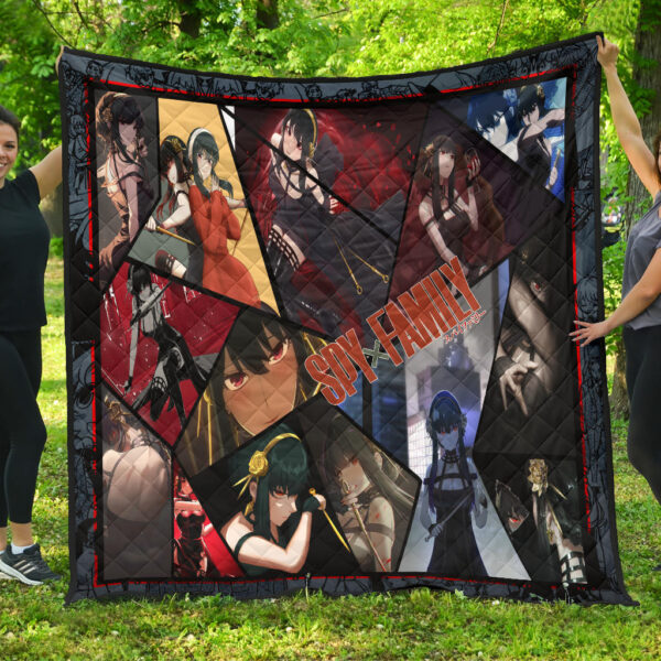 Yor Forger Spy x Family Premium Quilt Blanket Anime Home Decor Custom For Fans