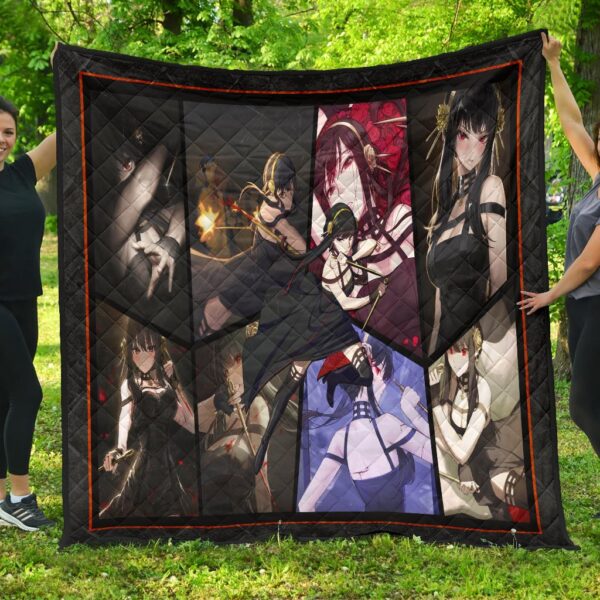 Yor Forger Spy x Family Premium Quilt Blanket Anime Home Decor Custom For Fans