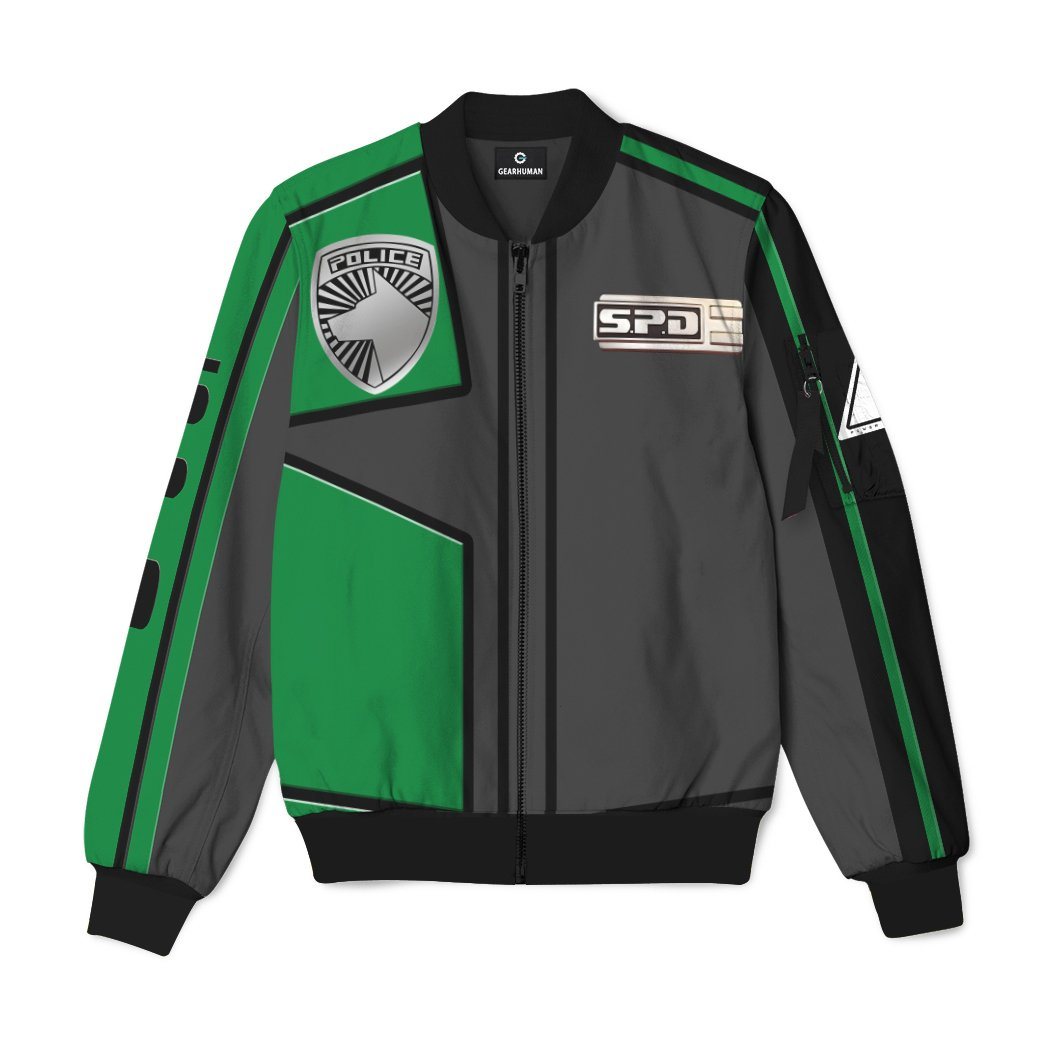 Power Rangers SPD Green Uniform Bomber