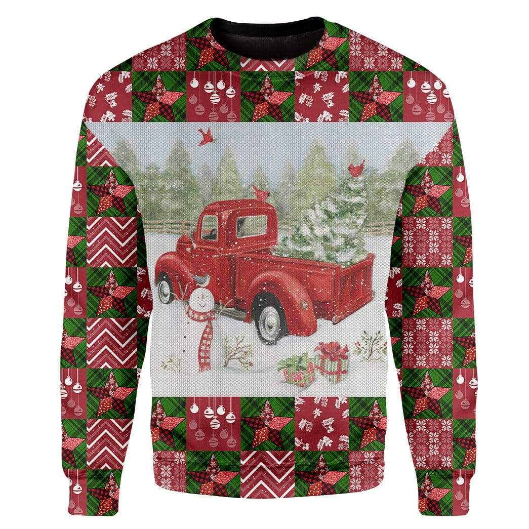 Custom Ugly Christmas Car Sweater Jumper