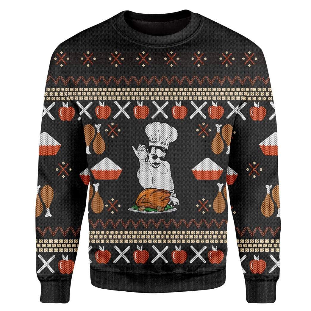 Custom Ugly Christmas Chef Sweater Jumper