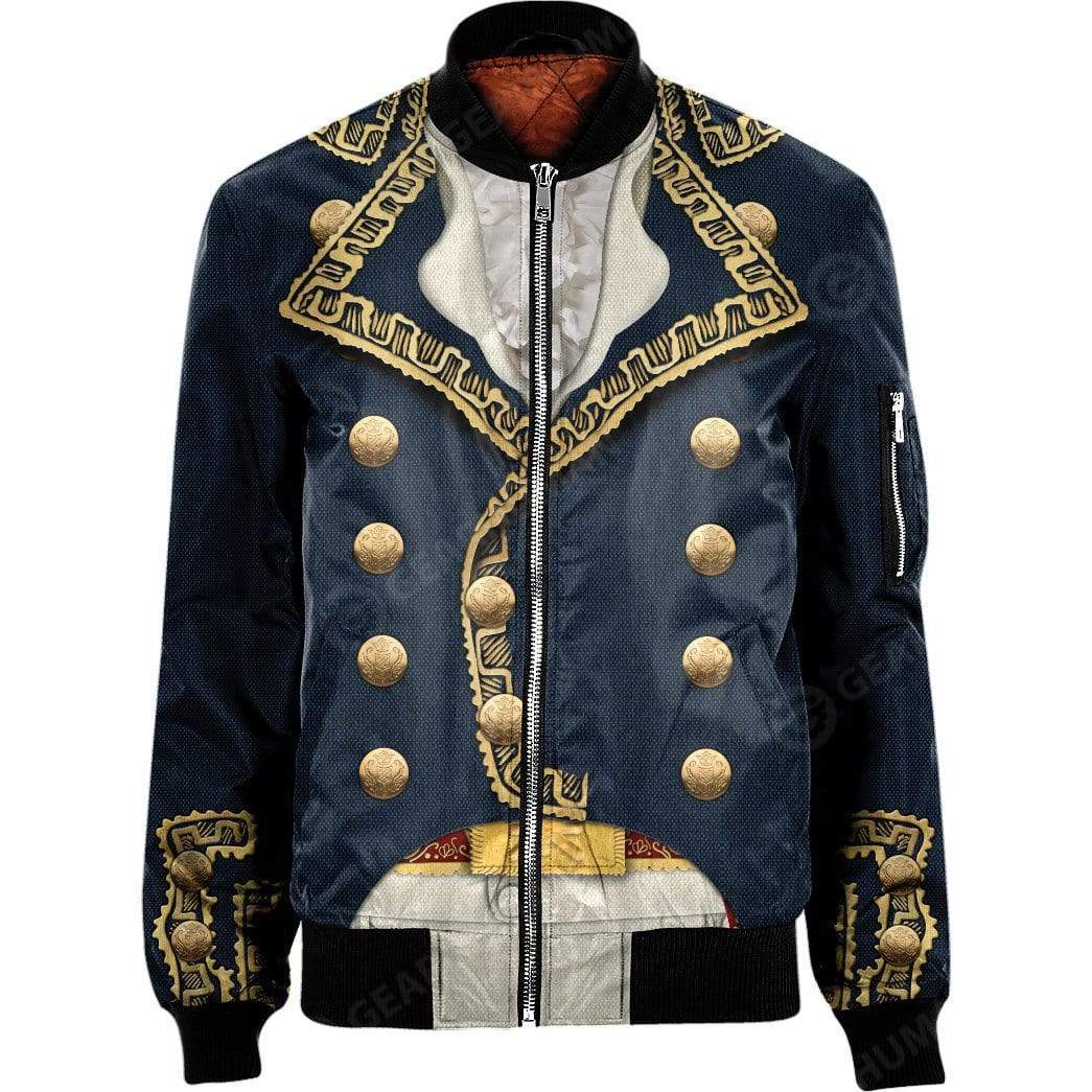 Marquis de Lafayette Cosplay Bomber Jacket