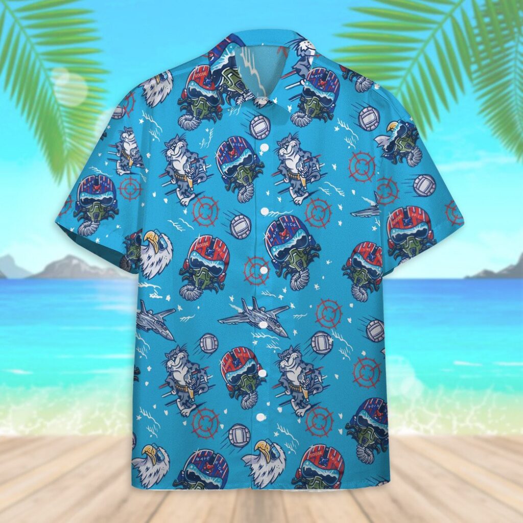 Top Gun Wingman Custom Hawaiian Shirt