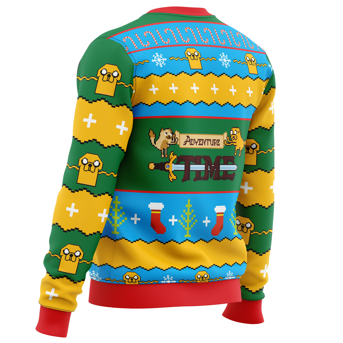 Christmas Adventure Time Ugly Christmas Sweater 3