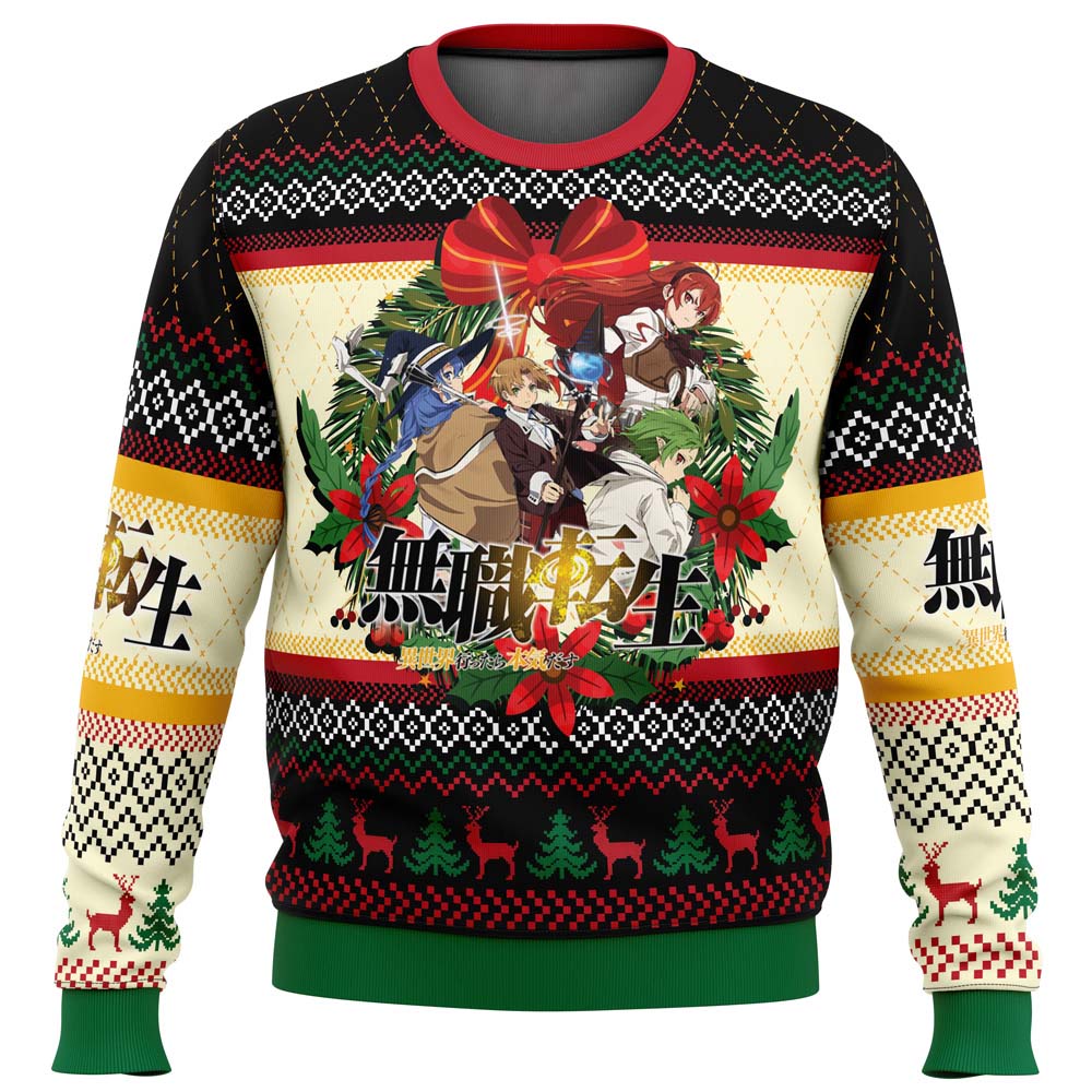 Christmas Is Here Mushoku Tensei: Jobless Reincarnation Ugly Christmas Sweater