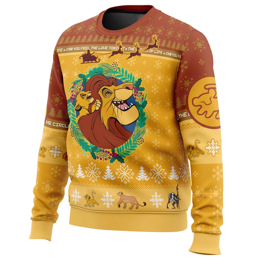 Christmas The Lion King Disney Ugly Christmas Sweater