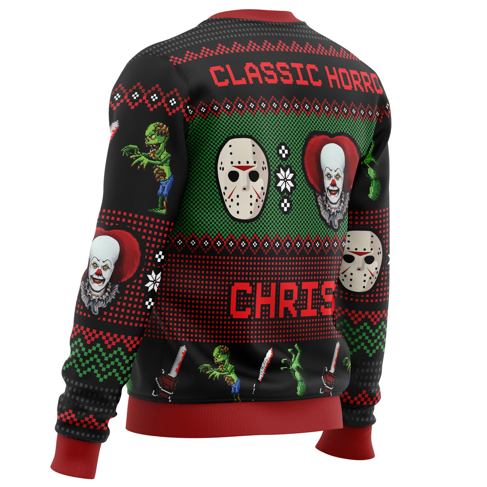 Classic Horror Christmas Ugly Christmas Sweater 3
