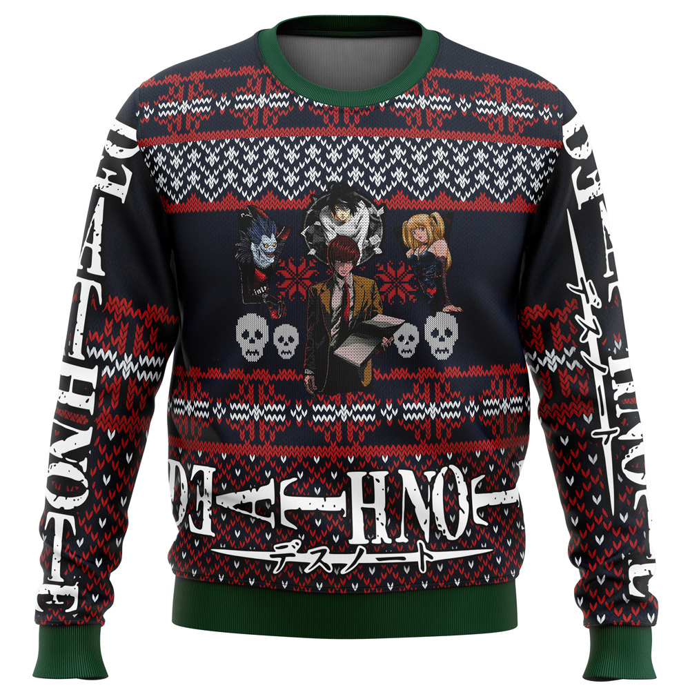 Death Note Characters Alt Ugly Christmas Sweater