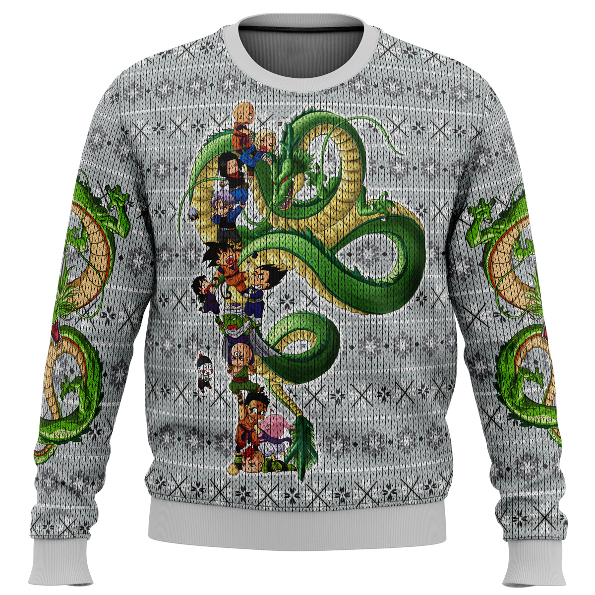 Dragonball Z Play with the Dragon Ugly Christmas Sweater