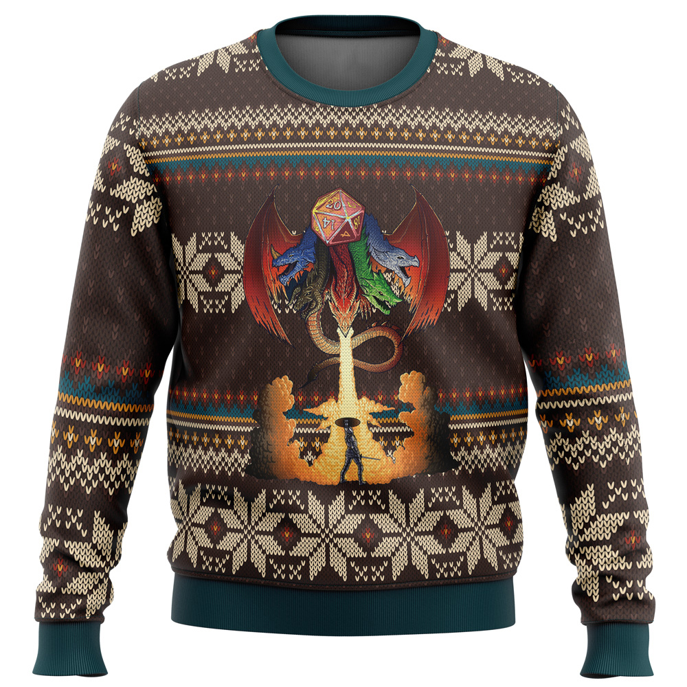 Dungeons & Dragons Ugly Christmas Sweater