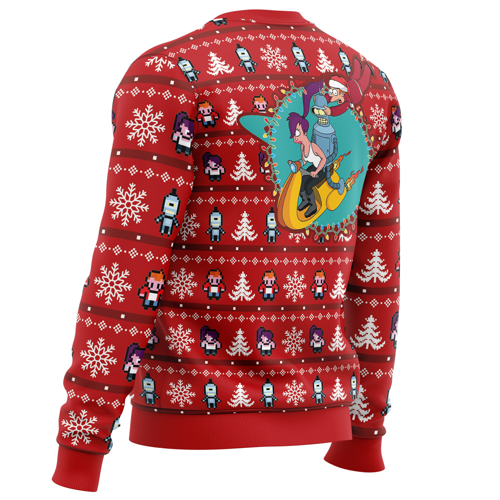 Fa-La-La-La Futurama Ugly Christmas Sweater 3