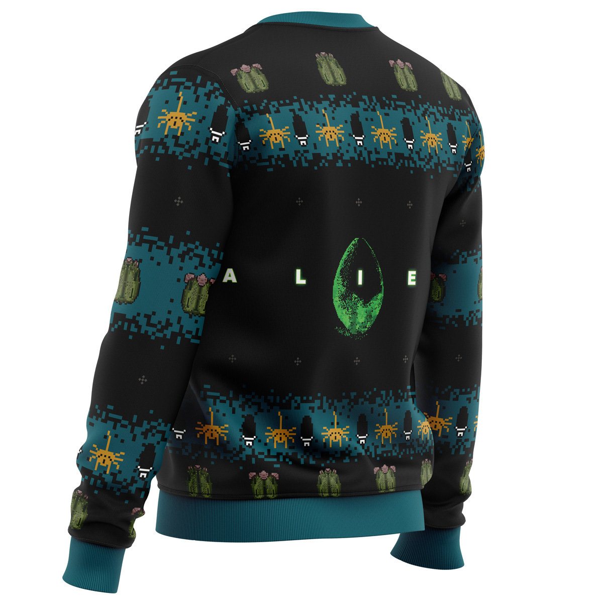 Free Hugs Alien Facehugger Ugly Christmas Sweater 3