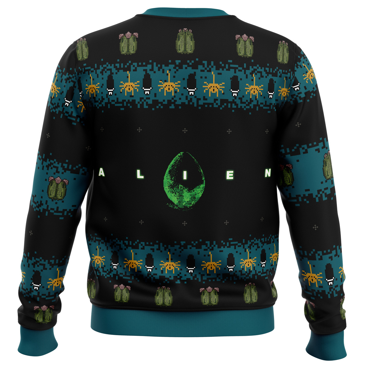 Free Hugs Alien Facehugger Ugly Christmas Sweater 5