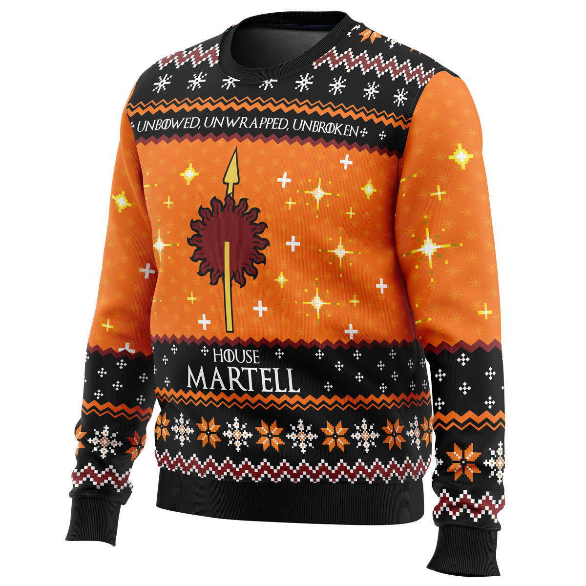 Game of Thrones House Martell Ugly Christmas Sweater 1