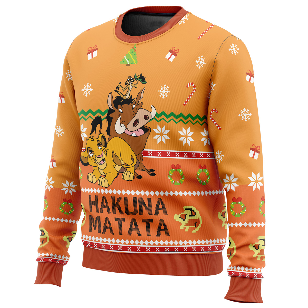 Hakuna Matata Ugly Christmas Sweater 1
