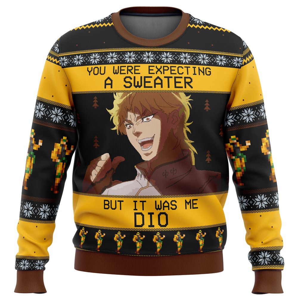 It Was Me Dio Jojo’s Bizarre Adventure Ugly Christmas Sweater