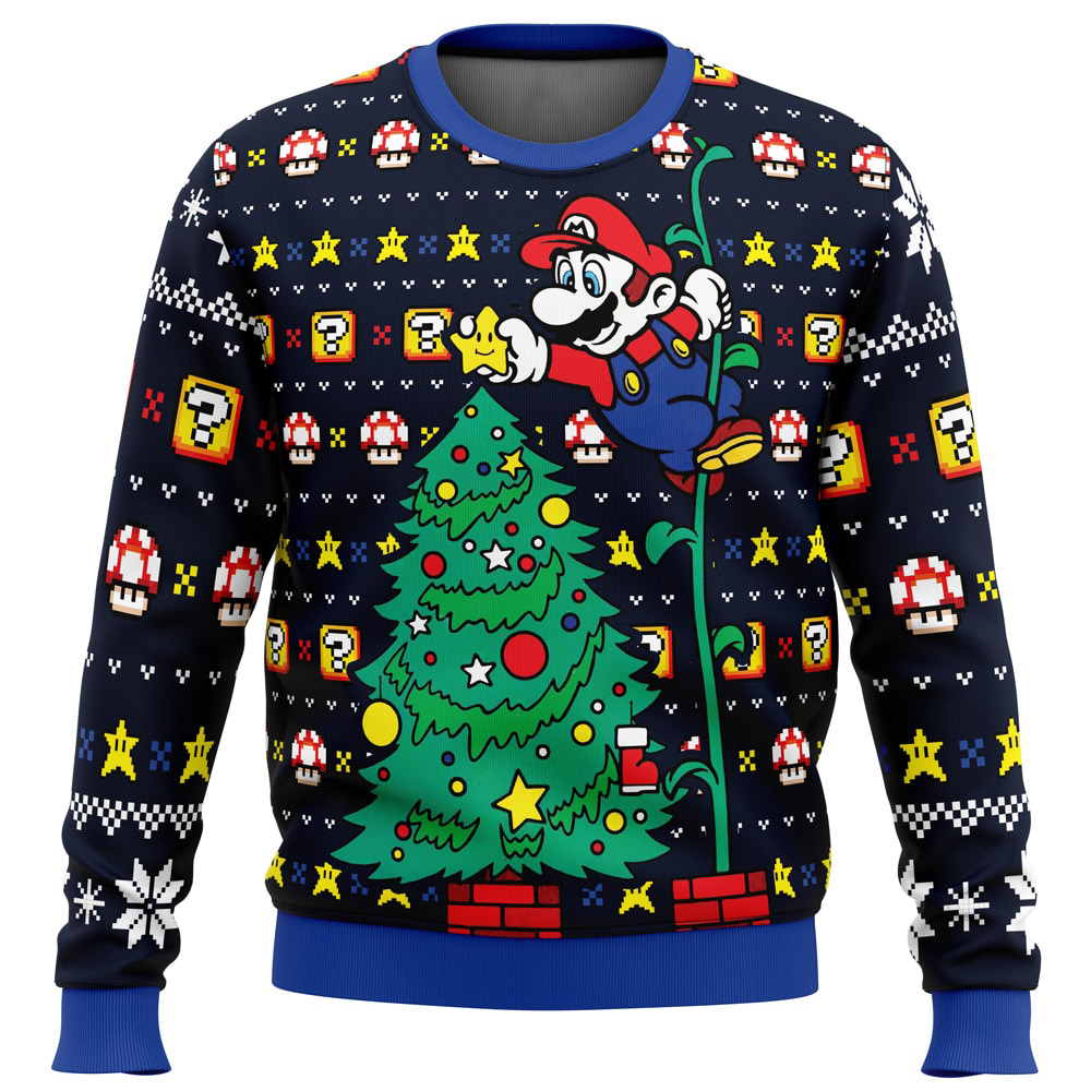 It’s a Tree Super Mario Bros. Ugly Christmas Sweater