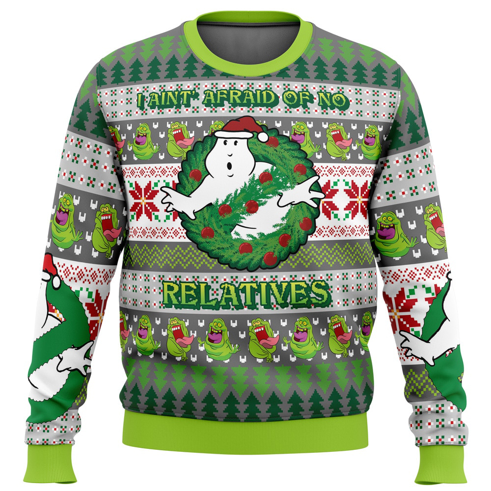 Jinglebusters Ghostbusters Ugly Christmas Sweater