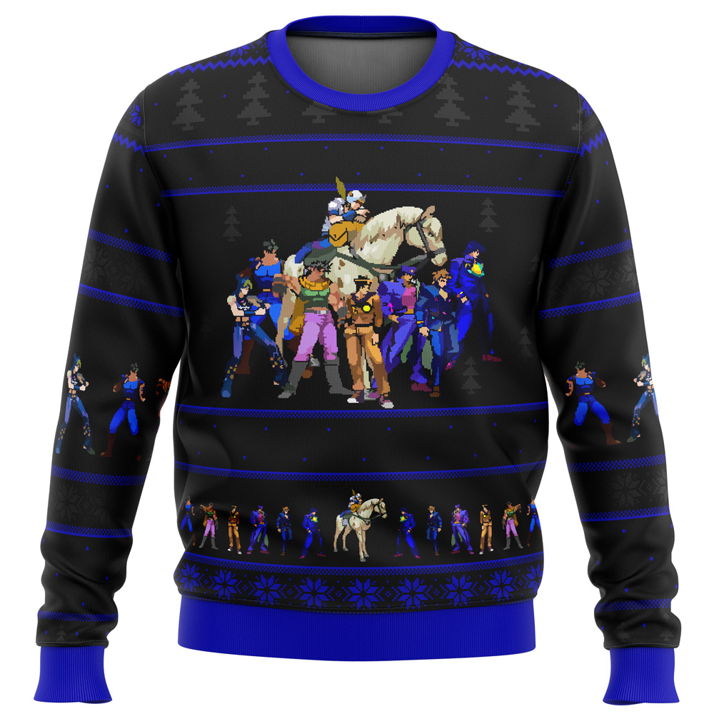 Jojo’s Bizarre Adventure Generations Ugly Christmas Sweater