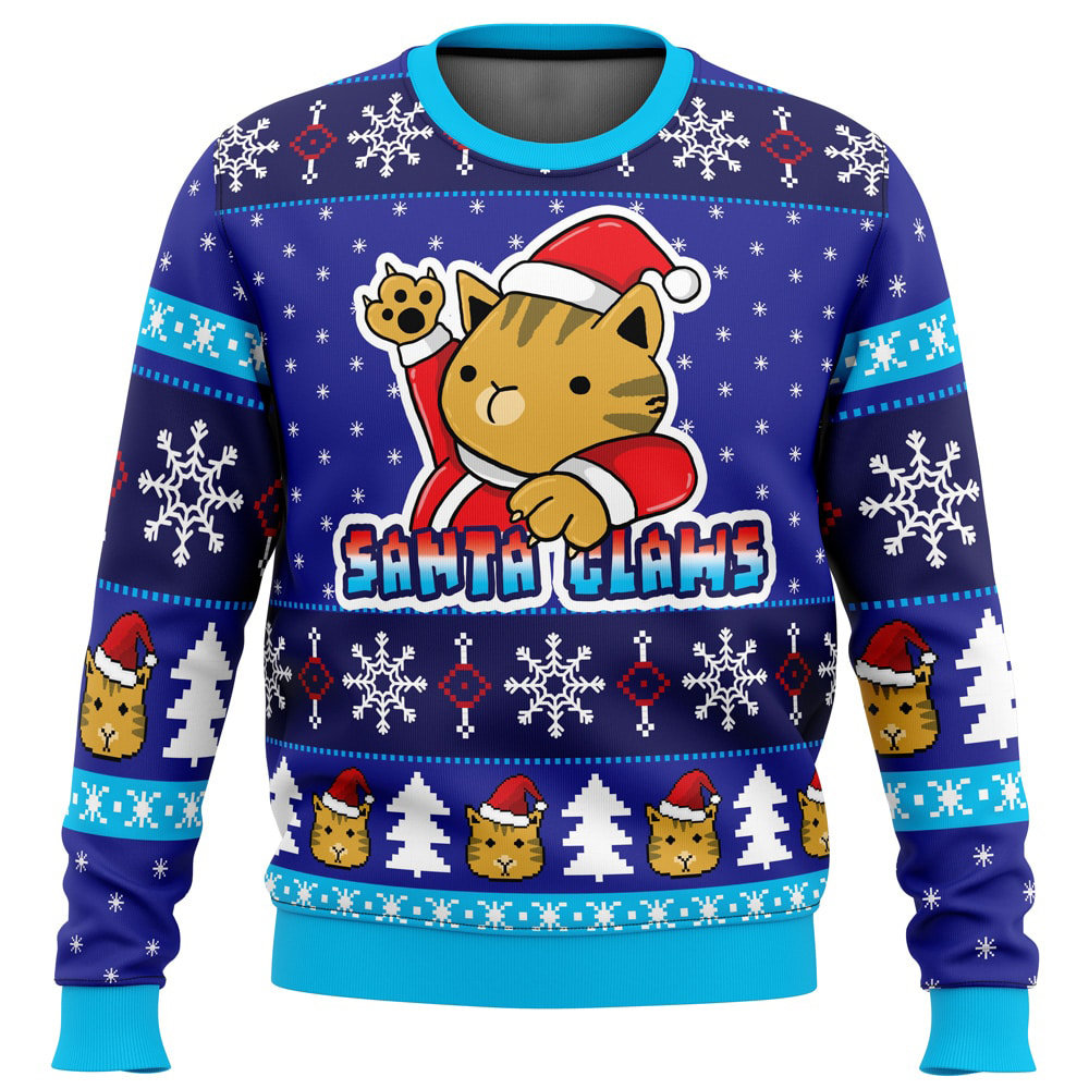 Kitty Claws Ugly Christmas Sweater