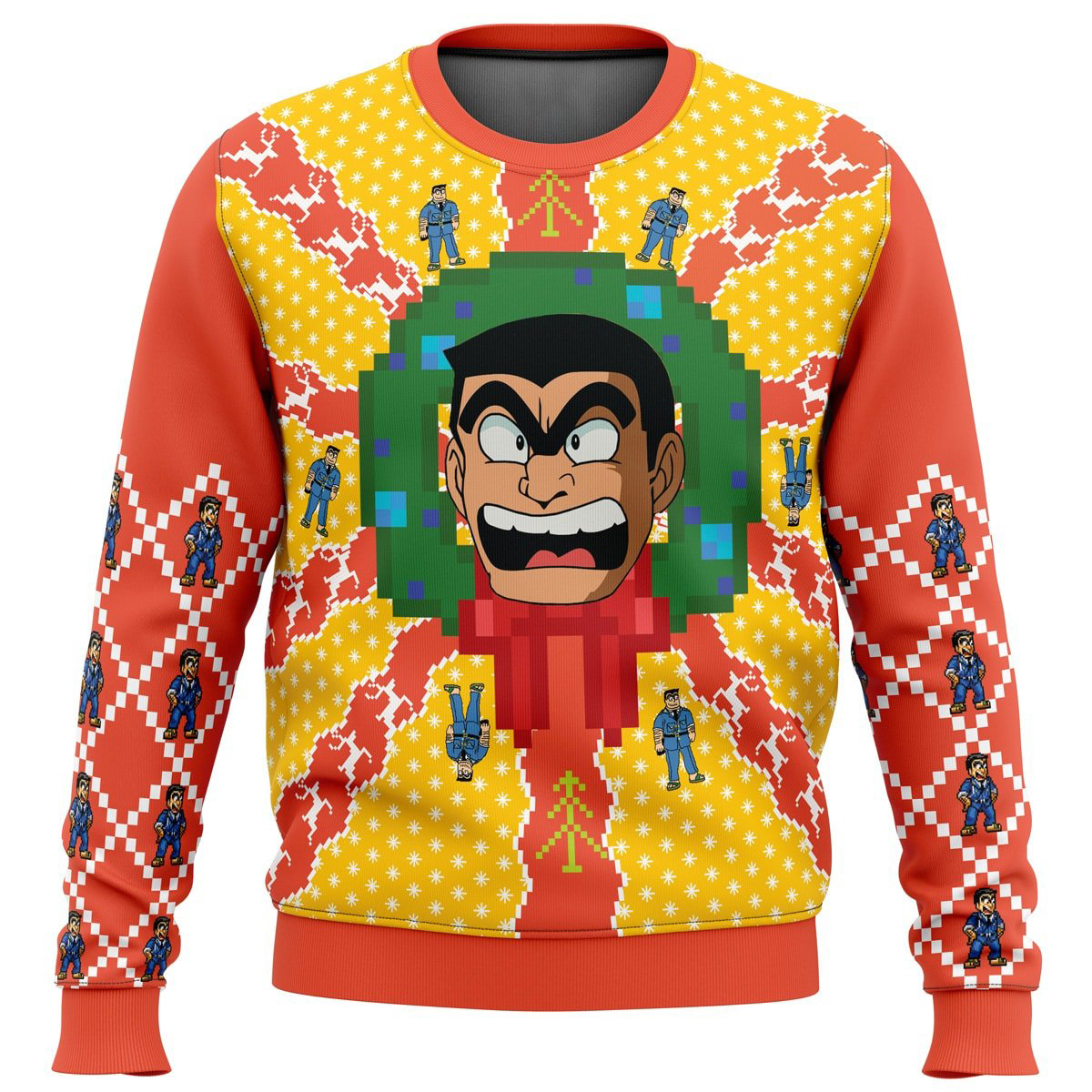 KochiKame Tokyo Beat Cops Ugly Christmas Sweater