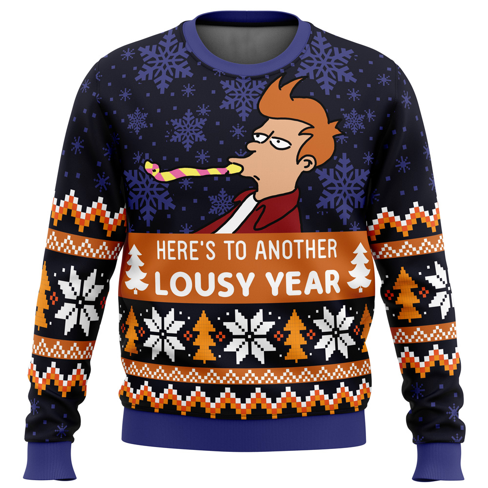 Lousy Year Futurama Ugly Christmas Sweater